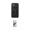 ieg™ iPhone 11 Kılıf Ahenk Klasik - Siyah Bilvis 3D Mat Cam Ekran Koruyucu