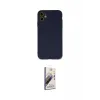 ieg™ iPhone 11 Kılıf Ahenk Serisi - Siyah Bilvis 3D Mat Cam Ekran Koruyucu