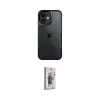 ieg™ iPhone 11 Kılıf Akış Çizgi Koleksiyonu - Siyah Bilvis 3D Cam Ekran Koruyucu