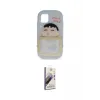 ieg™ iPhone 11 Kılıf Akış Yansıma - Siyah Bilvis 3D Mat Cam Ekran Koruyucu