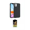 ieg™ iPhone 11 Kılıf Doruk Serisi - Siyah Buffer Cam Ekran Koruyucu