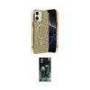 ieg™ iPhone 11 Kılıf Eksen Çizgi - Siyah 360 Mat Full Body Arka Koruyucu