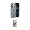 ieg™ iPhone 11 Kılıf Eksen Çizgi - Siyah Bilvis 3D Cam Ekran Koruyucu