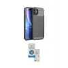 ieg™ iPhone 11 Kılıf Eksen Form Prime - Şeffaf Royal Nano Ekran Koruyucu