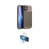 ieg™ iPhone 11 Kılıf Eksen Form Prime - Siyah 3D Antistatik Cam Ekran Koruyucu