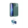 ieg™ iPhone 11 Kılıf Eksen Form Prime - Siyah 3D Antistatik Seramik Nano Ekran Koruyucu