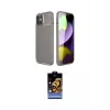 ieg™ iPhone 11 Kılıf Eksen Form Prime - Siyah Buffer Hayalet Cam Ekran Koruyucu