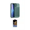 ieg™ iPhone 11 Kılıf Eksen Form Prime - Siyah Buffer Hayalet Cam Ekran Koruyucu
