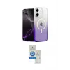 ieg™ iPhone 11 Kılıf Eksen Minimal Özel Seri - Şeffaf Royal Nano Ekran Koruyucu
