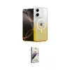 ieg™ iPhone 11 Kılıf Eksen Minimal Özel Seri - Siyah Bilvis 3D Mat Cam Ekran Koruyucu