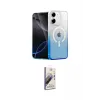 ieg™ iPhone 11 Kılıf Eksen Minimal Özel Seri - Siyah Bilvis 3D Mat Cam Ekran Koruyucu