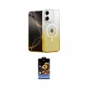 ieg™ iPhone 11 Kılıf Eksen Minimal Özel Seri - Siyah Buffer Hayalet Cam Ekran Koruyucu