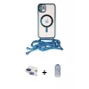 ieg™ iPhone 11 Kılıf Eksen Özel Seri - Siyah Joko Magic 5D Cam + Pers Alüminyum Kamera Lens - LT
