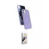 ieg™ iPhone 11 Kılıf İz Işık Koleksiyonu - Siyah Bilvis 3D Mat Cam Ekran Koruyucu