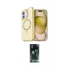 ieg™ iPhone 11 Kılıf Kıvılcım Form Prime - Şeffaf 360 Full Body Arka Koruyucu