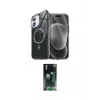 ieg™ iPhone 11 Kılıf Kıvılcım Form Prime - Şeffaf 360 Full Body Arka Koruyucu