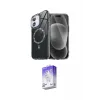 ieg™ iPhone 11 Kılıf Kıvılcım Form Prime - Siyah Bilvis 5in1 3D Magic Cam Ekran Koruyucu