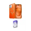 ieg™ iPhone 11 Kılıf Kıvılcım Form Prime - Siyah Bilvis 5in1 3D Magic Cam Ekran Koruyucu
