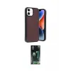 ieg™ iPhone 11 Kılıf Kıvılcım Işık Serisi - Şeffaf 360 Full Body Arka Koruyucu