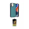 ieg™ iPhone 11 Kılıf Kıvılcım Işık Serisi - Siyah Buffer Cam Ekran Koruyucu
