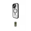 ieg™ iPhone 11 Kılıf Kıvılcım Modern Koleksiyonu - Siyah Joko Magic 5D Hayalet Cam