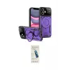 ieg™ iPhone 11 Kılıf Kıvılcım Modern Serisi - Şeffaf Pasifik Cam Ekran Koruyucu