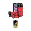 ieg™ iPhone 11 Kılıf Kıvılcım Modern Serisi - Siyah Buffer Cam Ekran Koruyucu