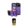 ieg™ iPhone 11 Kılıf Kıvılcım Modern Serisi - Siyah Buffer Cam Ekran Koruyucu