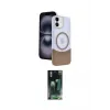 ieg™ iPhone 11 Kılıf Kozmos Form Özel Seri - Şeffaf 360 Full Body Arka Koruyucu