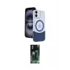ieg™ iPhone 11 Kılıf Kozmos Form Özel Seri - Şeffaf 360 Full Body Arka Koruyucu