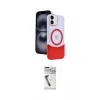 ieg™ iPhone 11 Kılıf Kozmos Form Özel Seri - Şeffaf Uv Polymer Nano Ekran Koruyucu
