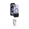 ieg™ iPhone 11 Kılıf Kozmos Form Özel Seri - Şeffaf Uv Polymer Nano Ekran Koruyucu