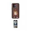 ieg™ iPhone 11 Kılıf Nova Form Koleksiyonu - Siyah 34D Hayalet Izgaralı Cam