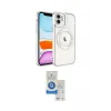 ieg™ iPhone 11 Kılıf Nova Işık Özel Seri - Şeffaf Royal Nano Ekran Koruyucu