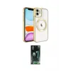 ieg™ iPhone 11 Kılıf Nova Işık Özel Seri - Siyah 360 Mat Full Body Arka Koruyucu