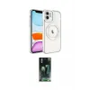 ieg™ iPhone 11 Kılıf Nova Işık Özel Seri - Siyah 360 Mat Full Body Arka Koruyucu