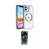 ieg™ iPhone 11 Kılıf Nova Işık Özel Seri - Siyah 360 Mat Full Body Arka Koruyucu