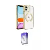 ieg™ iPhone 11 Kılıf Nova Işık Özel Seri - Siyah Bilvis 5in1 3D Magic Cam Ekran Koruyucu