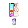 ieg™ iPhone 11 Kılıf Nova Işık Özel Seri - Siyah Bilvis 5in1 3D Magic Cam Ekran Koruyucu