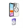 ieg™ iPhone 11 Kılıf Nova Işık Özel Seri - Siyah Bilvis 5in1 3D Magic Cam Ekran Koruyucu