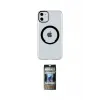 ieg™ iPhone 11 Kılıf Pusula Form - Siyah 34D Hayalet Izgaralı Cam