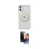 ieg™ iPhone 11 Kılıf Pusula Form - Siyah 3D Antistatik Mat Seramik Nano Ekran Koruyucu