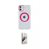 ieg™ iPhone 11 Kılıf Pusula Form - Siyah Bilvis 3D Mat Cam Ekran Koruyucu