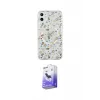 ieg™ iPhone 11 Kılıf Pusula Form - Siyah Bilvis 5in1 5D Magic Hayalet Cam Ekran Koruyucu