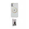 ieg™ iPhone 11 Kılıf Pusula Form - Siyah Bilvis Hayalet Cam Ekran Koruyucu