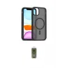 ieg™ iPhone 11 Kılıf Siluet Minimal Prime - Siyah Joko Magic 5D Hayalet Cam