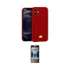 ieg™ iPhone 11 Kılıf Vadi Çizgi Prime - Siyah 34D Hayalet Izgaralı Cam