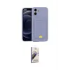 ieg™ iPhone 11 Kılıf Vadi Çizgi Prime - Siyah Bilvis 3D Mat Cam Ekran Koruyucu
