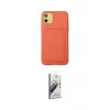 ieg™ iPhone 11 Kılıf Vadi Çizgi Prime - Siyah Bilvis 3D Mat Cam Ekran Koruyucu