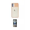 ieg™ iPhone 11 Kılıf Vadi Çizgi - Siyah 34D Hayalet Izgaralı Cam